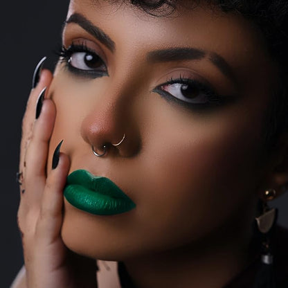 MAKI YIKA Green Lipstick for Women Color Stay Long Lasting Lipsticks, No Smudge Matte Liquid Lipstick Transferproof Cruelty-Free Lip Color, FORBIDDEN FOREST