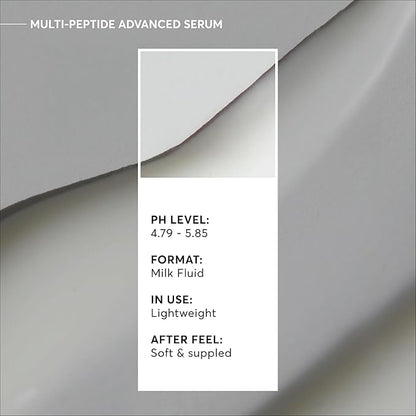 Naturium Multi-Peptide Advanced Serum Jumbo, Firming & Smoothing Face Serum for Fine Lines & Wrinkles with Advanced Multi-Peptide Blend, 2 oz