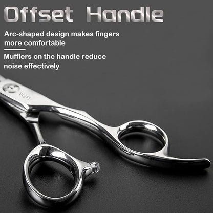 Thinning Shears for Hair Cutting, Fcysy Professional 6 in Seamless Hair Thinning Scissors, Barber Texturizing Shears Blending Scissors for Trimming Hair with 10–15% Thinning Rate