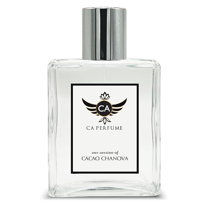 CA Perfume Impression of Cacao Chanova For Women Replica Fragrance Dupes Eau de Parfum Spray Bottle 3.4 Fl Oz/100ml