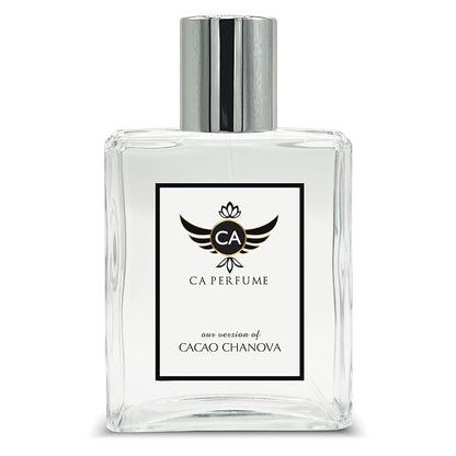 CA Perfume Impression of Cacao Chanova For Women Replica Fragrance Dupes Eau de Parfum Spray Bottle 3.4 Fl Oz/100ml