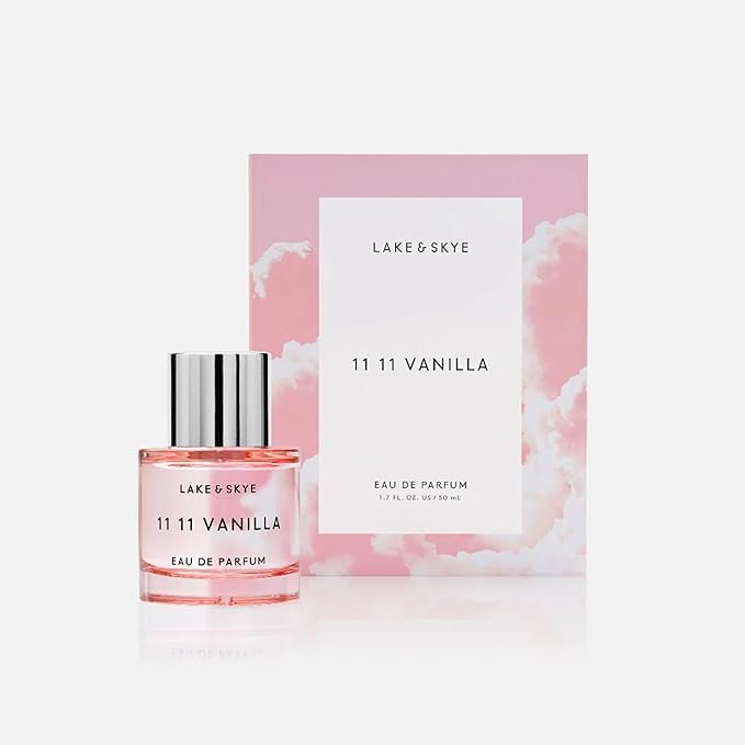 Lake & Skye 11 11 Vanilla Eau de Parfum 50mL, Musk Perfume, Sea Salt, Star Apple, Vanilla Créme, Vegan