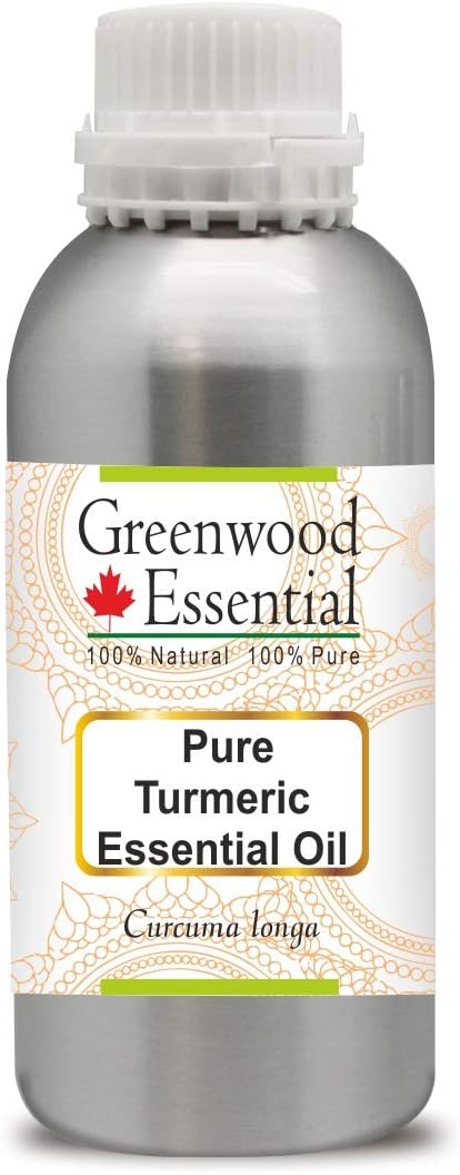 Greenwood Essential Turmeric Essential Oil (Curcuma Longa) Steam Distilled 300ml (10.1 oz)