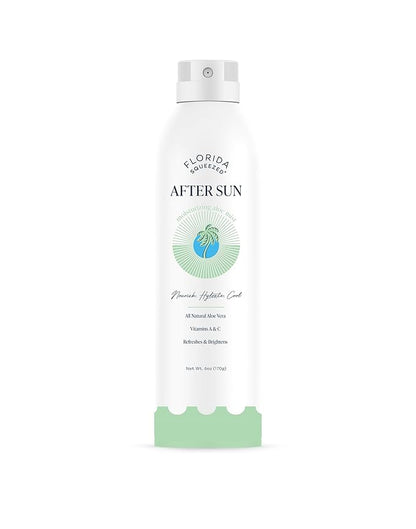 Florida Squeezed After Sun Aloe Mist | 6 oz | Revitalize, Nourish, Hydrate and Cool