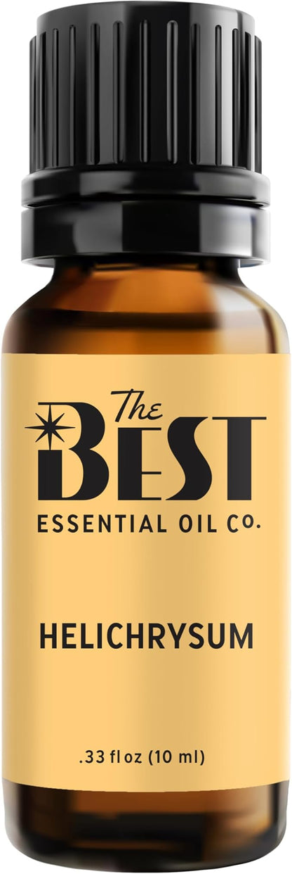 The Best Helichrysum Essential Oil Premium Grade- 100% Pure & Natural for Aromatherapy, Diffuser, Spa, Massage, Air Freshener- 10 ml (.33 fl oz)