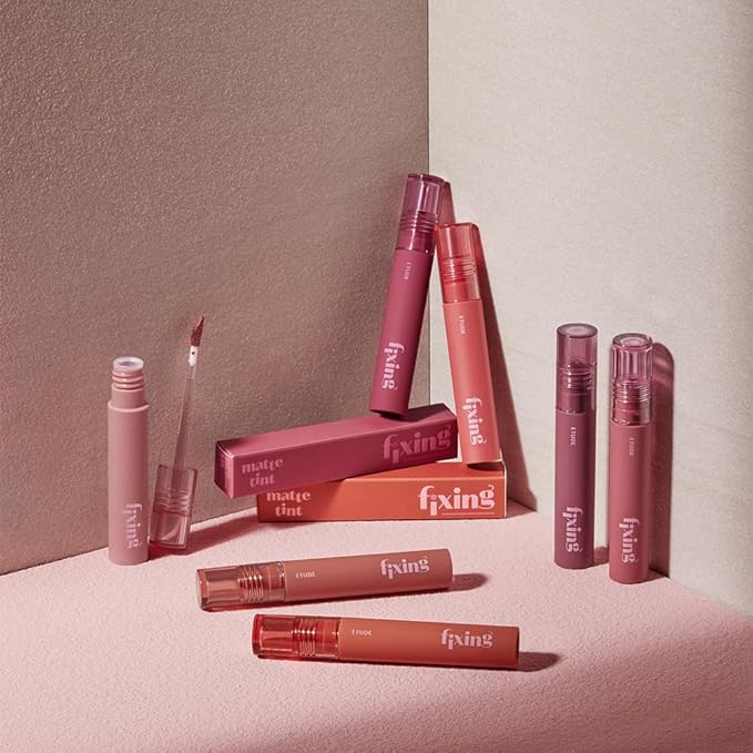 ETUDE Fixing Tint #11 Rose Blending (4g) | Long Lasting High Pigmented Liquid Lipstick | Waterproof Lightweight Matte Finish Lip Stain | Full Coverage | Korean Makeup, Kbeauty