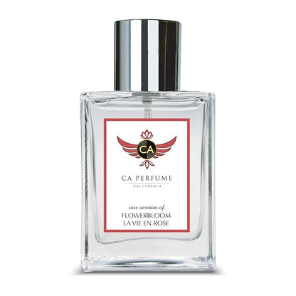 CA Perfume Impression of Flowerbloom La Vie En Rose for Women Amber Floral Fragrance Long Lasting Perfumes for Women Eau De Parfum 1.7 Fl Oz 50ml