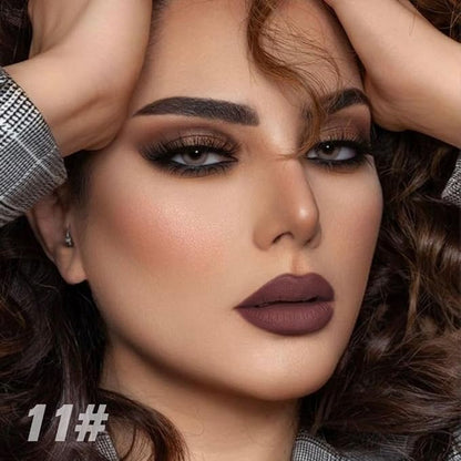 Kaely 3Pcs Chocolate Nude Brown Wine Longwear Liquid Lip Liner Waterproof, 24 Hour Long Lasting Lip Liner Stain Marker Pen, 2-in-1 Matte Semi Permanent Lipliner & Lipstick, 11+12+14