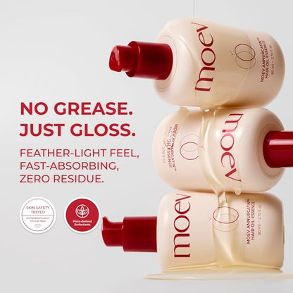 MOEV ANNURCATIN Hair Oil Essence | Korean Apple Hair Care Perfumed Serum | Heat Protect & Anti-Frizz | Nourishing Apple Seed Oil for Dry, Frizzy, Damaged Hair 2.7 fl.oz