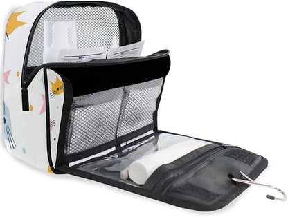 senya Hanging Travel Toiletry Bag Kit Makeup Case Cosmetics Organizer for Men Women