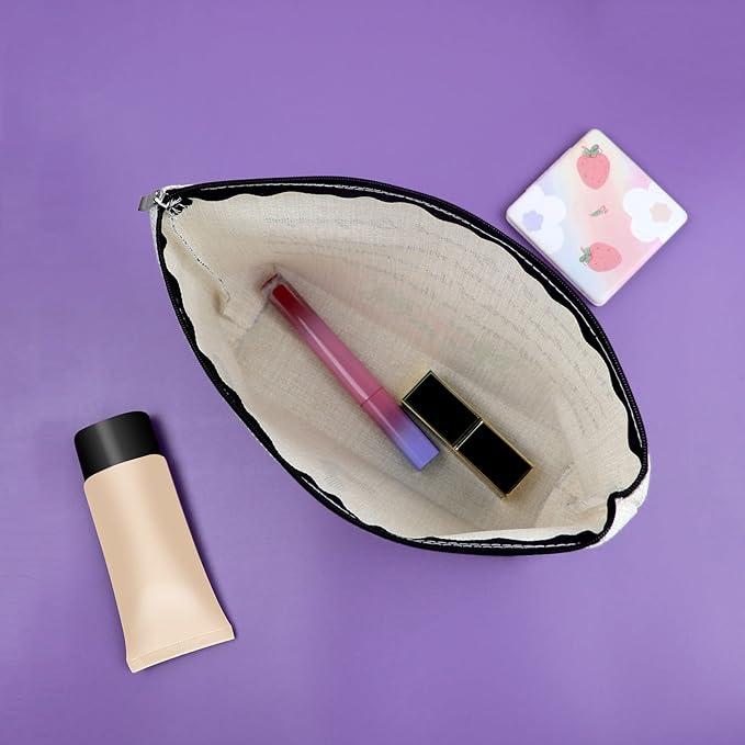 Sazuwu 3PCS Mahjong Gift Makeup Bag Cosmetic Organizers Travel Pouch Mahjong Themed Funny Gift for Players Lover Retirement Christmas Birthday Present