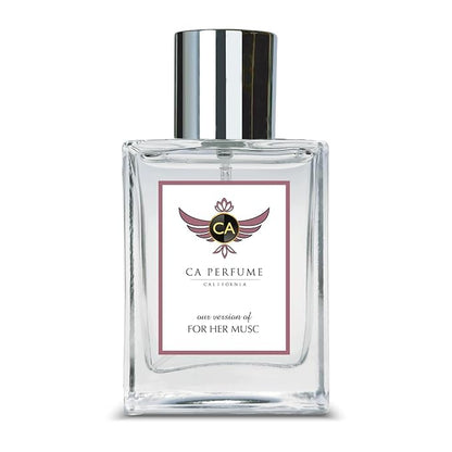 CA Perfume Impression of For Her Musc for Women Floral Woody Musk Fragrance Long Lasting Perfumes for Women Eau De Parfum 1.7 Fl Oz 50ml