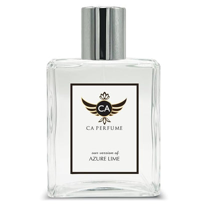 CA Perfume Impression of Azure Lime For Women & Men Fragrance Dupes Eau de Parfum Spray Bottle 3.4 Fl Oz/100ml
