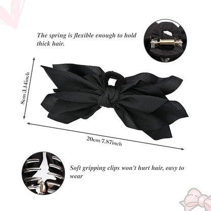 Bow Claw Clips 3PC-C