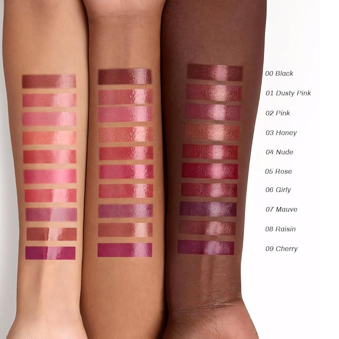 evpct 2Pcs Nude Honey Lipstick Tinted Lip Balm, Sheer Hydrating Shine Tinted Lipstick for Women, Moisturizing Lip Color, Nourishing Tinted Lip Balm Plumper Gloss Stain, Glossy Shiny Finish