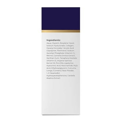 VALITIC Vitamin C Serum - Anti Aging and Dark Spot Remover for Face, Skin Care with Hyaluronic Acid, Collagen, Kojic Acid, Turmeric Oil - Brightening Face Serum 1 fl oz