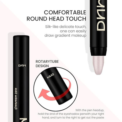 evpct 2Pcs Cream Eyeshadow Sticks Set for Eyes Waterproof, Champagne Shimmer & Pearl Shimmer Matte Eye shadow Stick Pencil Pen Bulk sombras en crema para ojos 17+18