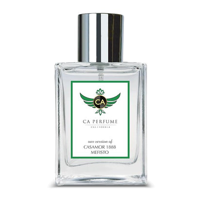 CA Perfume Impression of Casamor1888 Mefisto for Men Citrus Aromatic Fragrance Long Lasting Mens Cologne Eau De Parfum 1.7 Fl Oz 50ml