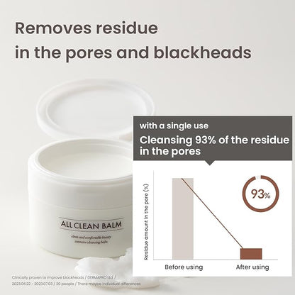 HEIMISH All Clean Balm Set (Original & Mandarin) - Cleansing Balm, Waterproof Makeup Remover, Face Cleanser, Oil Based Cleanser, Korean Skincare with Natural Aroma Oil, Vegan, For All Skin Types