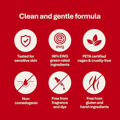Rothea Resilience Cream, Anti-Aging with Bakuchiol 10,000ppm (Natural Retinol Alternative), Face Moisturizer, Neck Cream with Collagen, Ceramides, Peptides, Niacinamide, Korean Skin Care, 0.5 oz