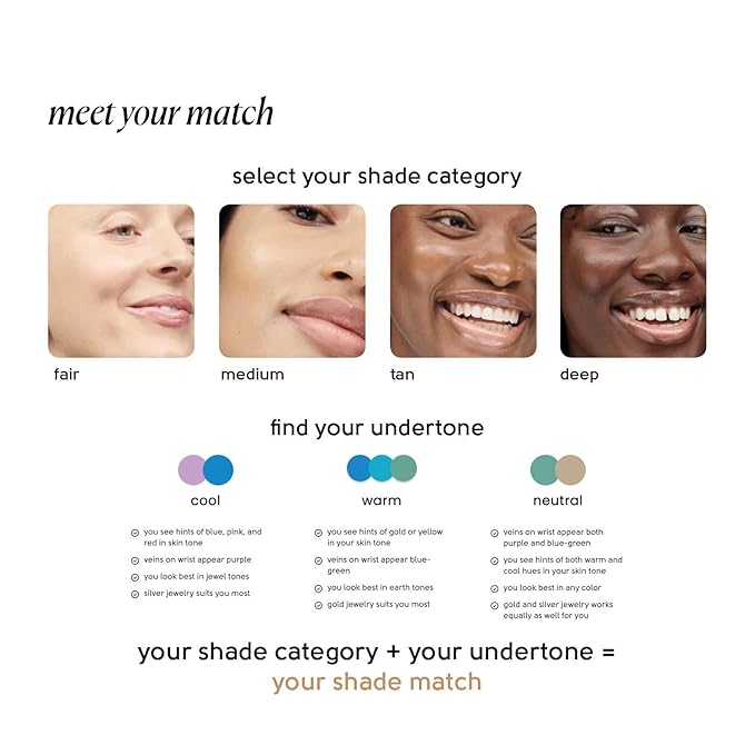 Tinge Tint Body Makeup, Water and Transfer Resistant Up to 48 Hours, Buildable Medium Coverage Body Foundation or Bronzer with Amino Acids, Tattoo Cover Up Makeup, 3.38 FL Oz - Deep Cool
