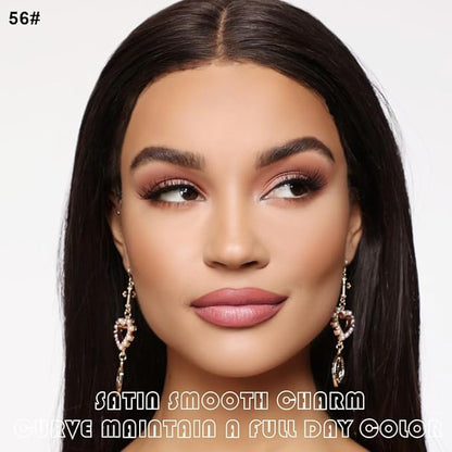 evpct 2Pcs Nude Pink Matte Lip Liner and Lipstick Combo Set for Women, Nude Lip Combo Set Liquid Lips Stick Gloss and Lipliner Stains Set Long Lasting Waterproof, Lips Makeup Pack 24 Hours originale