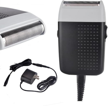 Corded Electric Foil Shaver,Professional Close Shave Razor,Bald Head Shavers for Men,Barber Shop Fade Style Clipper,Face Stubble Beard Smooth Trimmer,12v Powerful Motor,Only Corded Use