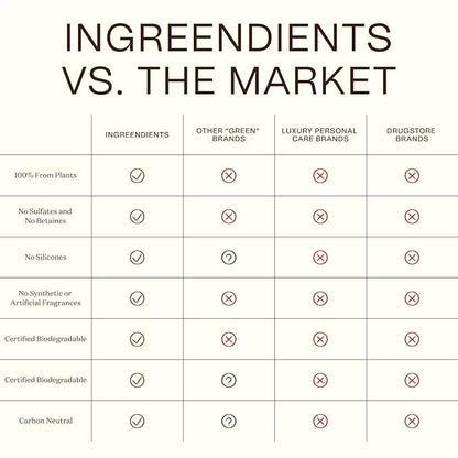 Non Toxic Vegan Shampoo with Organic Ingredients, Apple Cider Vinegar & Tea Tree Oil - Sulfate Free, Color Safe, Paraben Free, Gluten Free, Cruelty Free, pH Balanced (2-Pack)