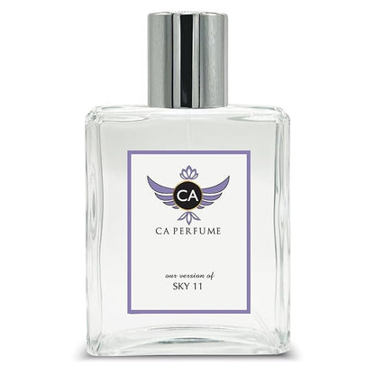 CA Perfume Impression of Sky 11 For Women & Men Replica Fragrance Dupes Eau de Parfum Spray Bottle 3.4 Fl Oz/100ml-X1