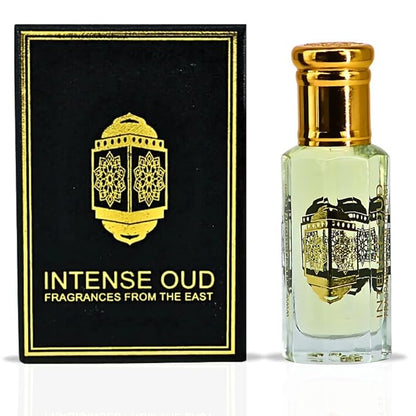 INTENSE OUD Dalya Long Lasting Arabian Perfume Oils for Women 12ML (0.40 OZ) Fragrance Oil with Floral & Fruity Notes, Deep Woody Vanilla Finish - Concentrated Perfume Oil With Black Gift Box