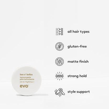 Evo - The Crusaders Haircare Gift Set - Normal Person Daily Shampoo, Box O Bollox Texture Paste, Winners Face Balm and Soap Dodger Hand & Body Wash