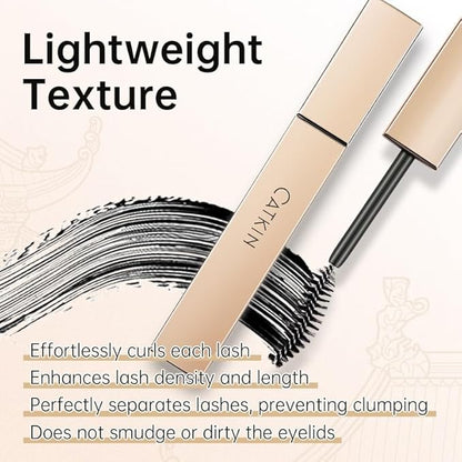 CATKIN Lash Lengthening Mascara, Volumizing & Lengthening, Very Black, Clump-Free, Long Lasting Waterproof Formula for Dramatic Long Lashes 7.5g