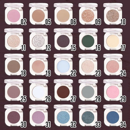 Single Matte Eye Shadow Palette Makeup, Plum Matte Eyeshadow for Women, Monochrome Eye Shadow Makeup, Pigmented Waterproof Sombras Para Ojos, Vegan, Talc, Paraben & Cruelty Free, 30