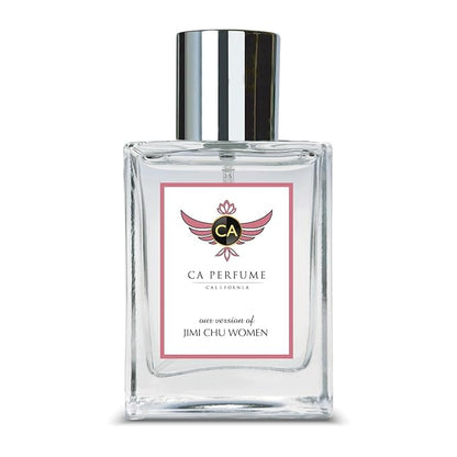 CA Perfume Impression of Jimmy Jimi Chu Women For Women Replica Version Fragrance Dupes Concentrated Long Lasting Eau de Parfum Spray Refillable Atomizer Bottle 1.7 Fl Oz/50ml-X1