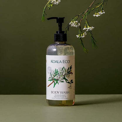 Koala Eco Body Wash - With Australian Rosalina & Peppermint Essential Oil - 16oz