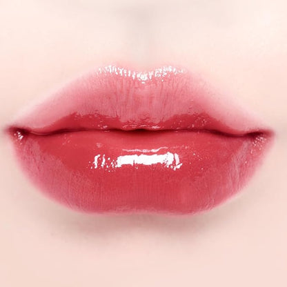 DINTO Blur-Glowy MINI Lip Tint (256 Carpe Diem) - Glossy Finish, Hydrating, Long Lasting, Lightweight Texture, Non-Sticky, Vegan & Cruelty-Free, Korean makeup (11 colors)