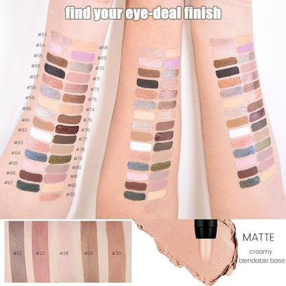 evpct 8Pcs Cream Eyeshadow Stick Set for Older Women, Brown Putty Desert Ginger Nude Brown Caramel Matte, Silky Matte Eyeshadow Applicator Sticks Waterproof, Blendable Eye Makeup sombras para ojos
