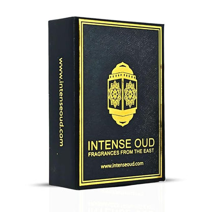 INTENSE OUD Jasmin Arabian Perfume Oil for Men & Women, Long Lasting Alcohol-Free Concentrated Fragrance, 12ml (0.40 oz) in Black Gift Box, White Jasmine & Vanilla Notes