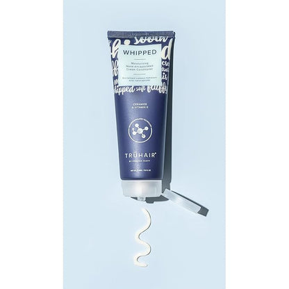 Truhair Whipped - Moisturizing Nano-Encapsulated Cream Conditioner for Women – Deep Conditioner for Dry Damaged Hair with Ceramides & Vitamin E – Hydrating Formula for Smooth, Manageable Hair, 7.8 oz