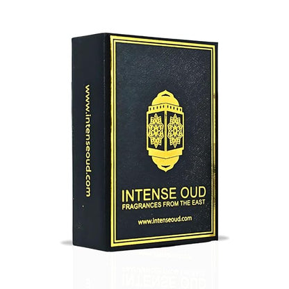 INTENSE OUD Crushed Long Lasting Arabian Perfume Oils for Women 12ML - Fragrance Oil with Frozen Pear, Peony & Apricot, Finished with Vanilla & Musk - Concentrated Perfume Oil in Black Gift Box