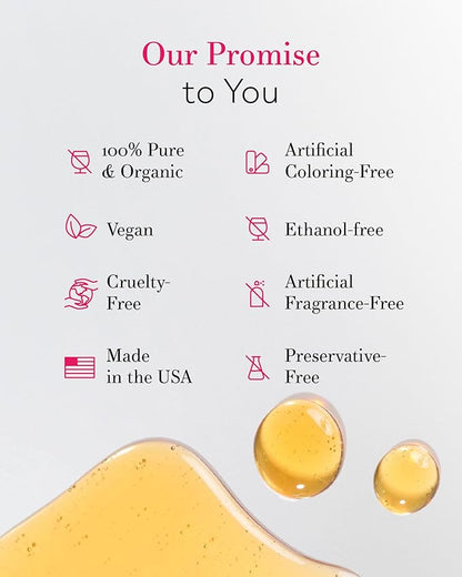 Leven Rose Jojoba Oil, Pure Cold Pressed Natural Unrefined Moisturizer for Skin Hair and Nails 16 Fl. oz
