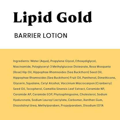 Stratia Lipid Gold Skin-Strengthening Ceramide Moisturizer with Niacinamide, Hydrates & Soothes All Skin Types, 3.4 Fl Oz