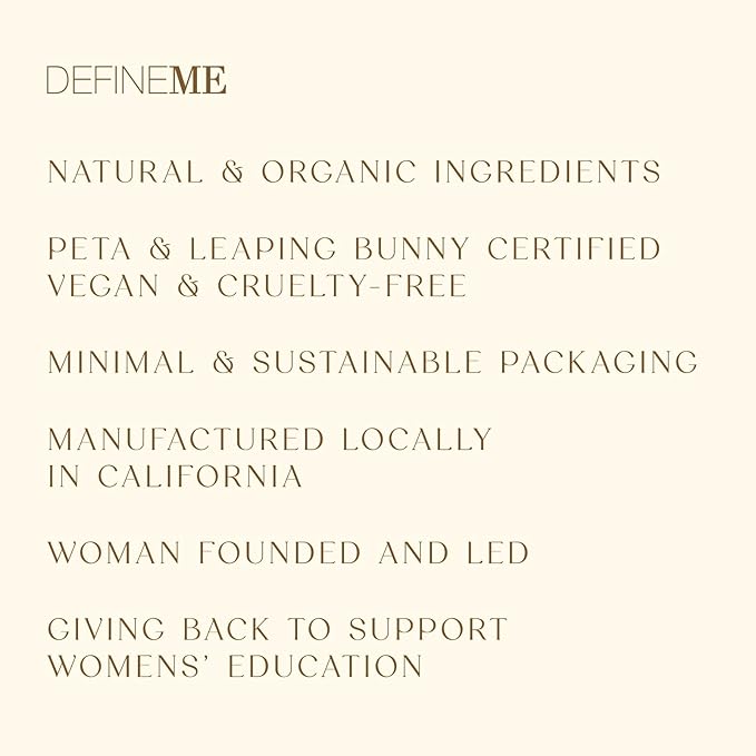 DefineMe Citrine Crystal Infused Natural Perfume Mist, Sofia Isabel Scent, 0.95 FL OZ