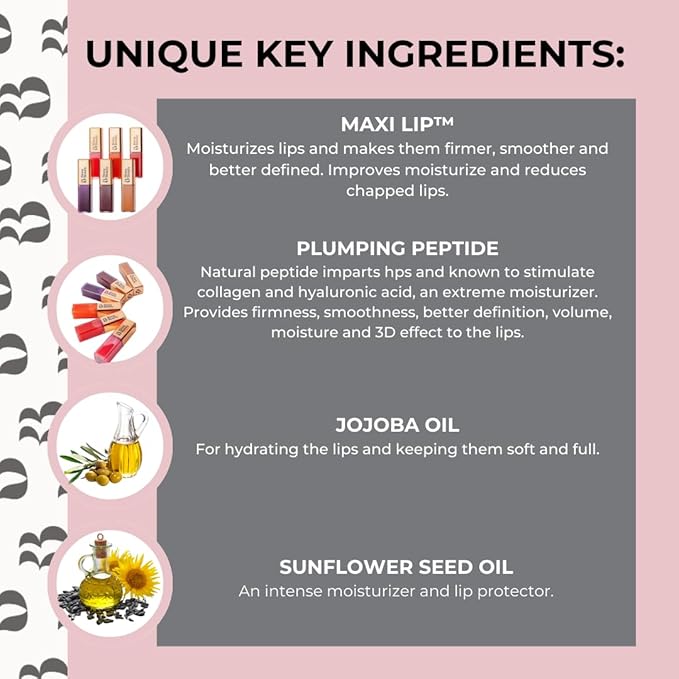 Rinna Beauty Larger Than Life Lip Plumping Oil - Royalty - Moisturizes & Hydrates Lips - Natural Plumping Over Time - Vegan, Cruelty-Free, & Paraben-Free 0.3 Fl Oz