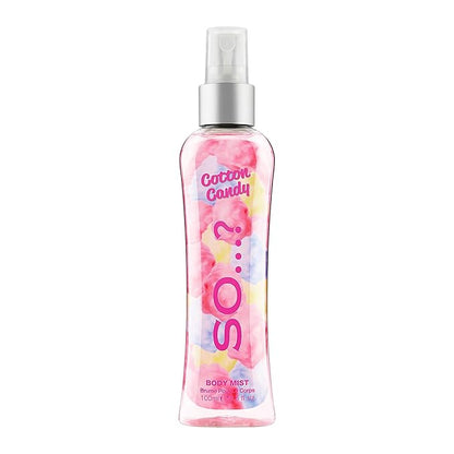 So...? Cotton Candy Body Mist Perfume for Women - Sweet Vanilla Perfume with Notes of Bergamot, Raspberry, Candy Floss - Gifts for Women - 3.5 oz