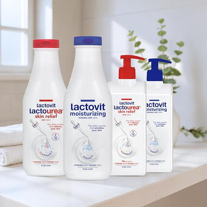 Lactovit | Moisturizing Body Wash | Hydrating Shower Gel | For all Skins | With ProLactiC10, Collagen & Elastin Booster | Smooth & Youthful Skin | Dermatologist Recommended | 3 x 600 ml