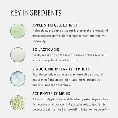 HydroPeptide Radiance Mask, Peptide Treatment with Illuminating Apple Papaya 0.5 Ounce