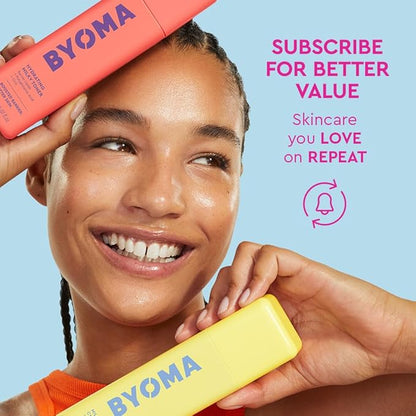 BYOMA Smoothing Body Polish - For Breakouts & Textured Skin - Exfoliating Body Scrub with PHA & Panthenol - Restores Skin Barrier & Soothes Inflammation - 10.14 fl oz