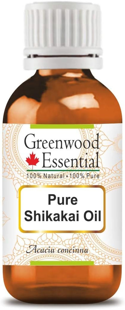 Greenwood Essential Pure Shikakai Oil (Acacia concinna) 30ml (1 oz)