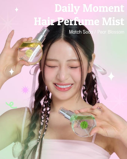 Foellie Daily Moment Hair Perfume Mist 100ml/3.38 fl.oz. (Matcha Soda Scent)
